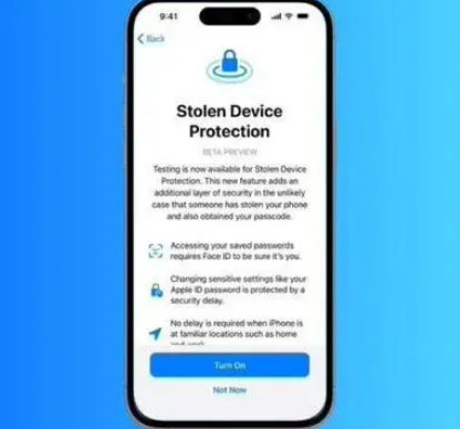 凤岗镇苹果授权维修店分享被盗设备保护功能开启方法 