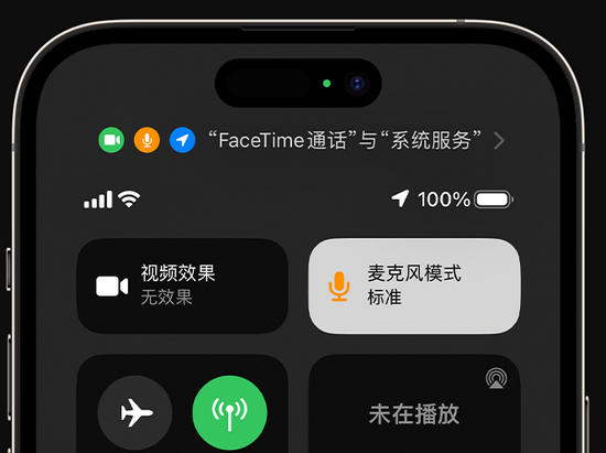 凤岗镇苹果授权维修网点分享iPhone在通话时让你的声音更清晰 